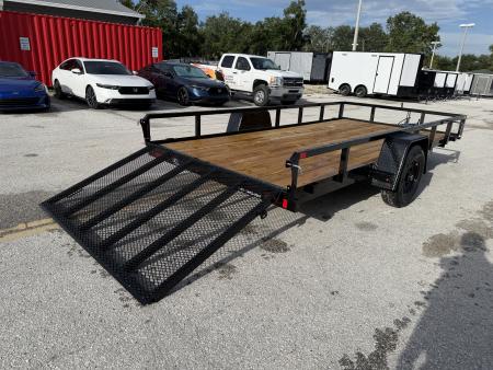 New 2026 Sure-Trac 7x14 5K W/ Brakes Tube Top Utility Trailer