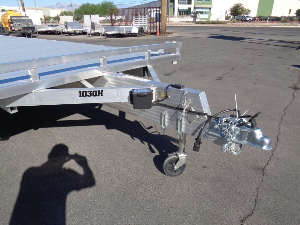 New 2027 Aluma * 1030H * 30Ft Tandem Axle Deck Over 10k Aluminum Utility Trailer