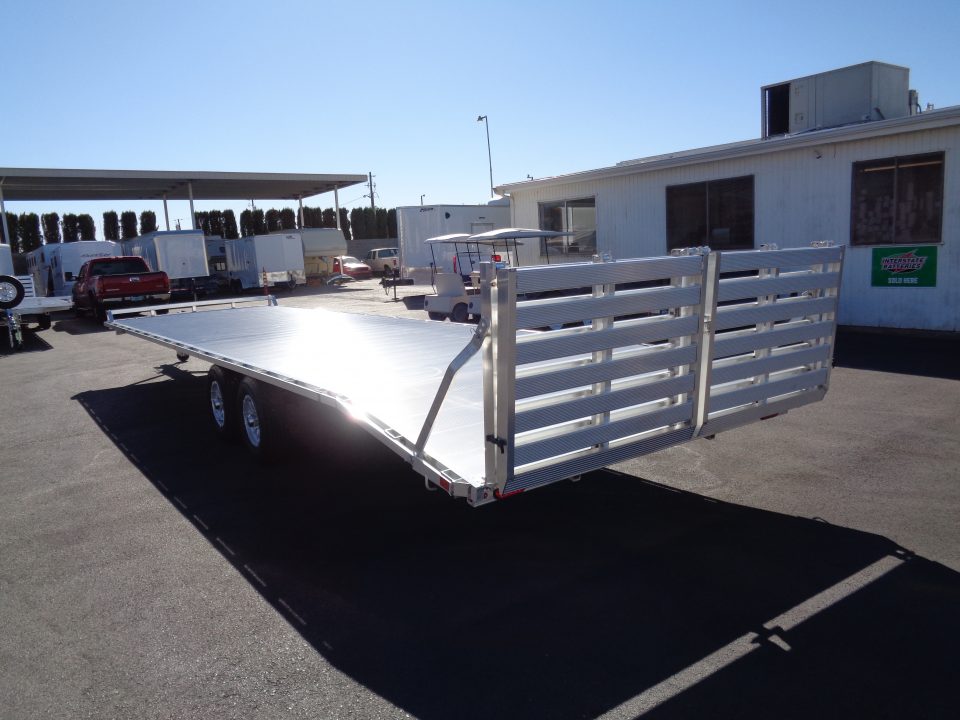 New 2027 Aluma * 1030H * 30Ft Tandem Axle Deck Over 10k Aluminum Utility Trailer