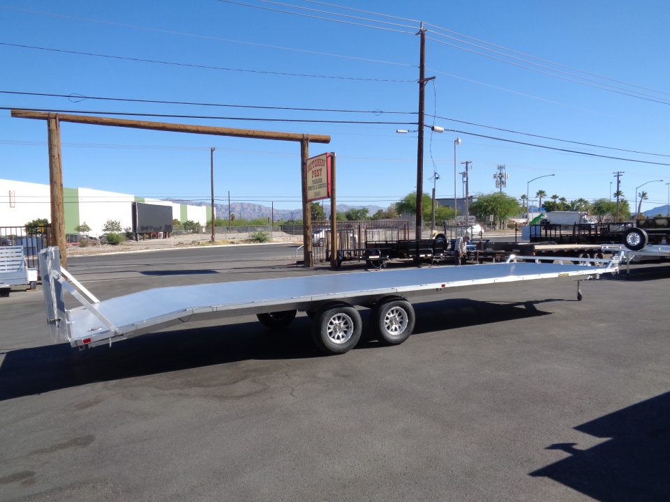 New 2027 Aluma * 1030H * 30Ft Tandem Axle Deck Over 10k Aluminum Utility Trailer