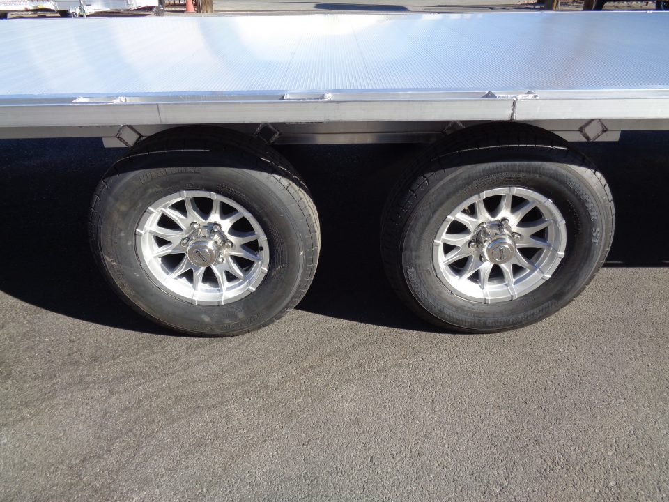 New 2027 Aluma * 1030H * 30Ft Tandem Axle Deck Over 10k Aluminum Utility Trailer