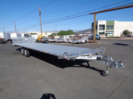 New 2027 Aluma * 1030H * 30Ft Tandem Axle Deck Over 10k Aluminum Utility Trailer