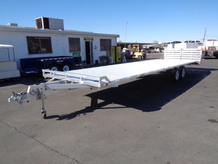 New 2027 Aluma * 1030H * 30Ft Tandem Axle Deck Over 10k Aluminum Utility Trailer