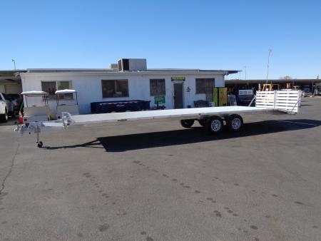 New 2027 Aluma * 1030H * 30Ft Tandem Axle Deck Over 10k Aluminum Utility Trailer