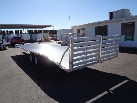New 2027 Aluma * 1030H * 30Ft Tandem Axle Deck Over 10k Aluminum Utility Trailer