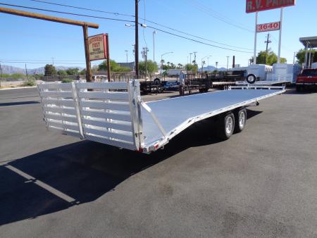 New 2027 Aluma * 1030H * 30Ft Tandem Axle Deck Over 10k Aluminum Utility Trailer