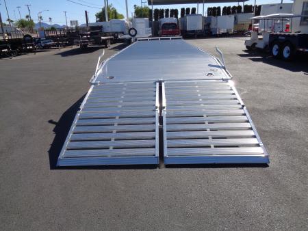 New 2027 Aluma * 1030H * 30Ft Tandem Axle Deck Over 10k Aluminum Utility Trailer