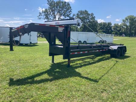 Used 2024 Texas Pride Trailers 83X20 TANDEM 25.9K GN ROLL OFF W/ WARN WINCH, HYDROJACKS, POWER TARP & WIRELESS REMOTE Roll Off