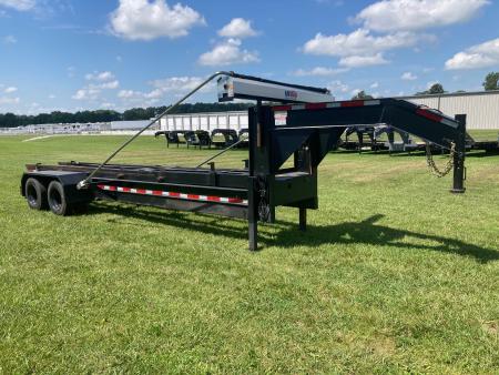 Used 2024 Texas Pride Trailers 83X20 TANDEM 25.9K GN ROLL OFF W/ WARN WINCH, HYDROJACKS, POWER TARP & WIRELESS REMOTE Roll Off