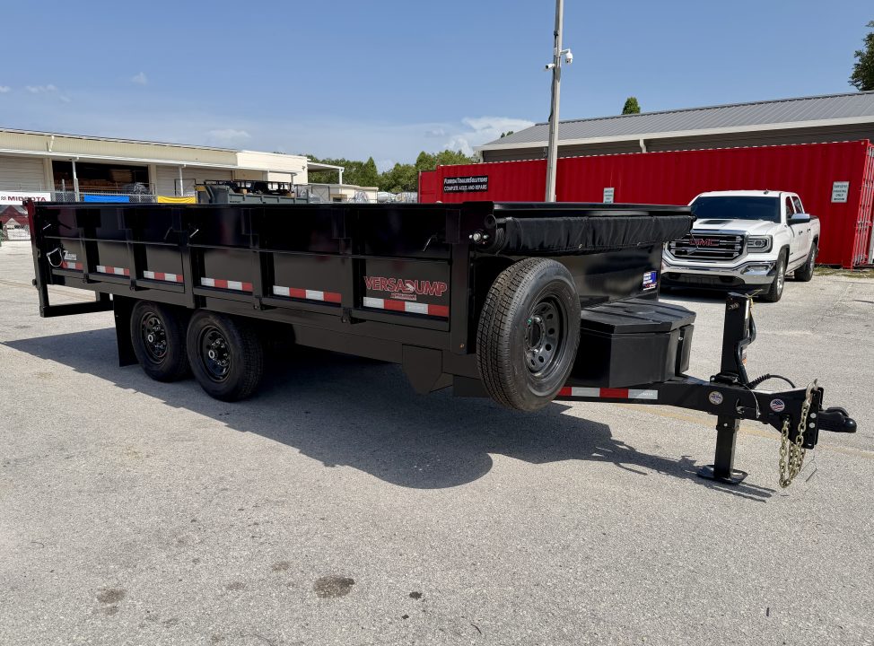 New 2026 Midsota 93x16 HV Deckover Dump 15.4K Dump Trailer