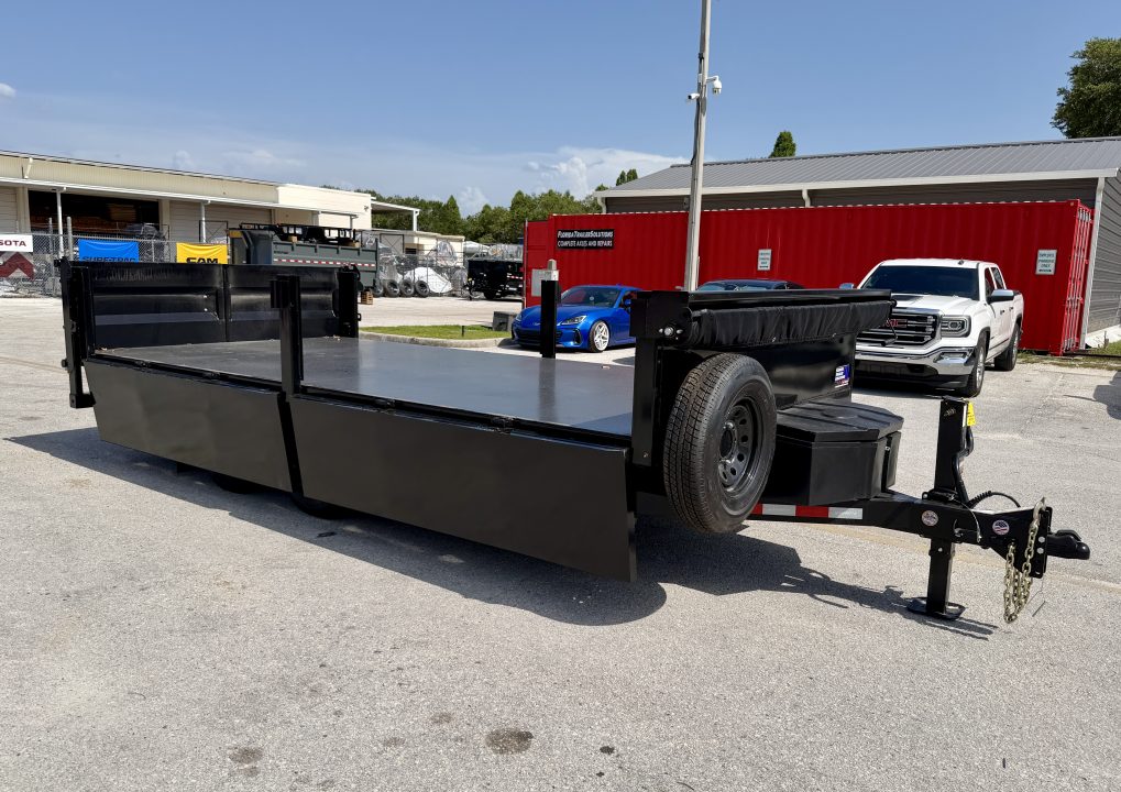 New 2026 Midsota 93x16 HV Deckover Dump 15.4K Dump Trailer