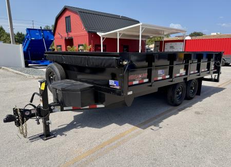 New 2026 Midsota 93x16 HV Deckover Dump 15.4K Dump Trailer