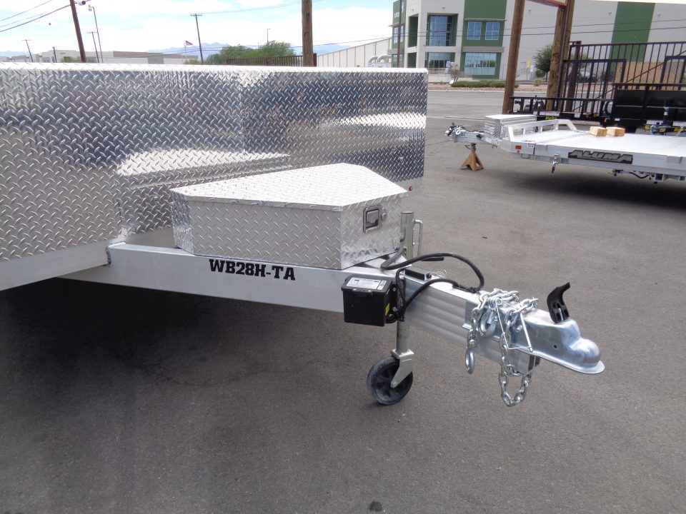 New 2027 Aluma * WB28H-TA-EL-DOF * 28Ft Wide Body Tandem Axle Drive-Over-Fender Car Hauler