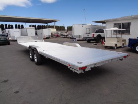 New 2027 Aluma * WB28H-TA-EL-DOF * 28Ft Wide Body Tandem Axle Drive-Over-Fender Car Hauler