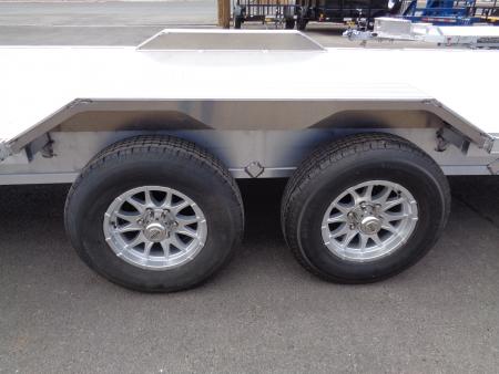 New 2027 Aluma * WB28H-TA-EL-DOF * 28Ft Wide Body Tandem Axle Drive-Over-Fender Car Hauler
