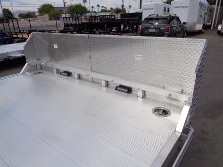 New 2027 Aluma * WB28H-TA-EL-DOF * 28Ft Wide Body Tandem Axle Drive-Over-Fender Car Hauler