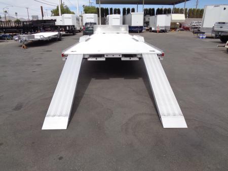 New 2027 Aluma * WB28H-TA-EL-DOF * 28Ft Wide Body Tandem Axle Drive-Over-Fender Car Hauler