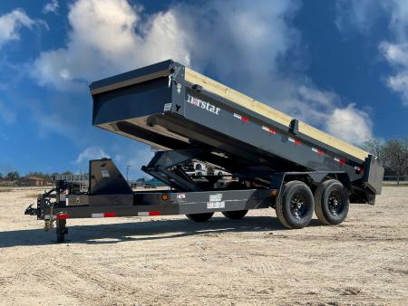 New 2027 NORSTAR 6x12 Dump Trailer Barn door ramps Tarp