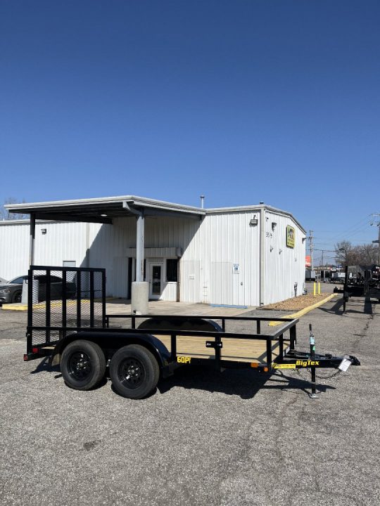 New 2027 Big Tex Trailers 12' 60PI w/ 4' Spring Assist Tailgate Utility Trailer