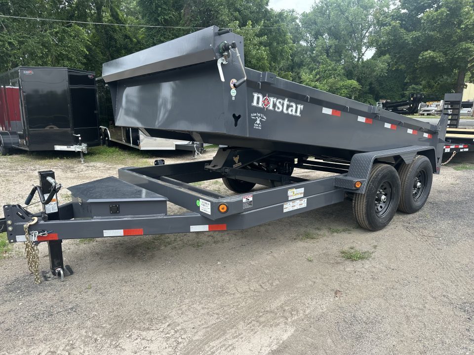 New 2027 NORSTAR 7x14 14k Scissor hoist Barn doors ramps tarp kit