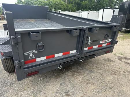 New 2027 NORSTAR 7x14 14k Scissor hoist Barn doors ramps tarp kit