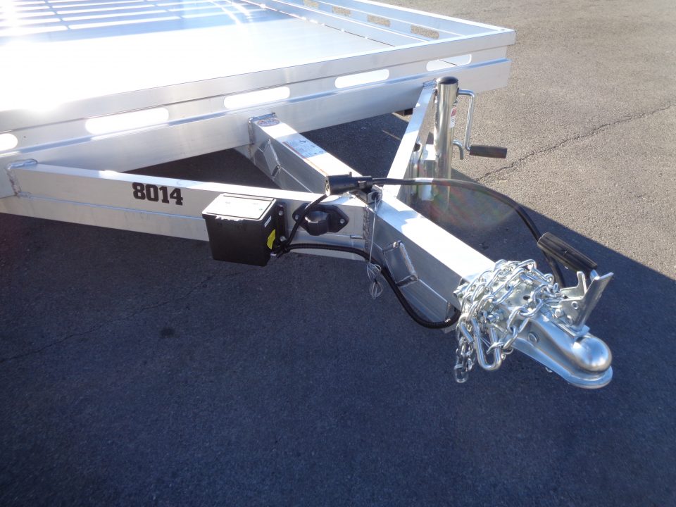 New 2027 Aluma * 8014S-TG * 14Ft Single Axle 4.2K Utility Trailer w/ Ramp Gate