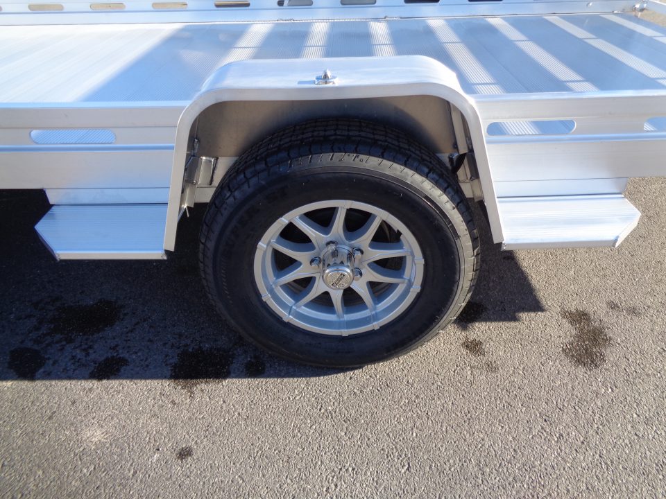 New 2027 Aluma * 8014S-TG * 14Ft Single Axle 4.2K Utility Trailer w/ Ramp Gate