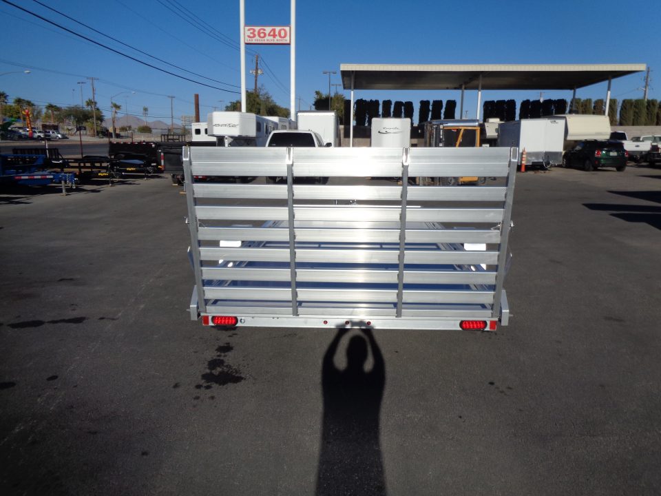 New 2027 Aluma * 8014S-TG * 14Ft Single Axle 4.2K Utility Trailer w/ Ramp Gate