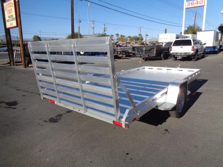 New 2027 Aluma * 8014S-TG * 14Ft Single Axle 4.2K Utility Trailer w/ Ramp Gate