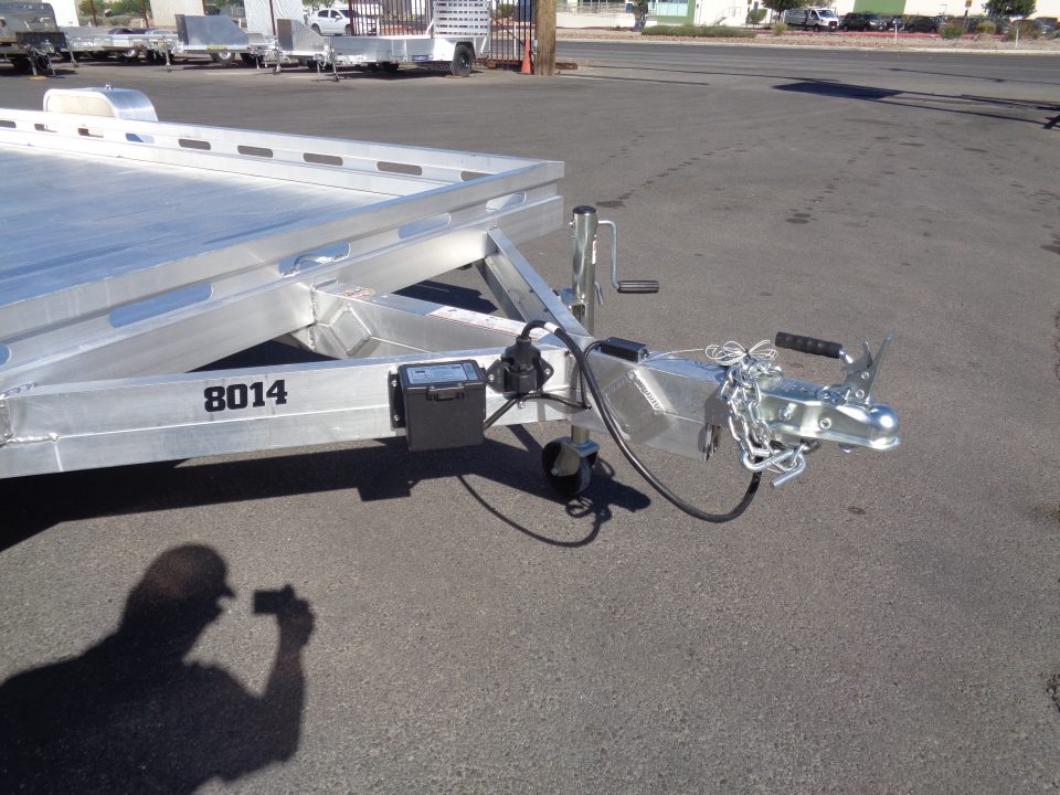 New 2027 Aluma * 8014S-TG * 14Ft Single Axle 4.2K Utility Trailer w/ Ramp Gate