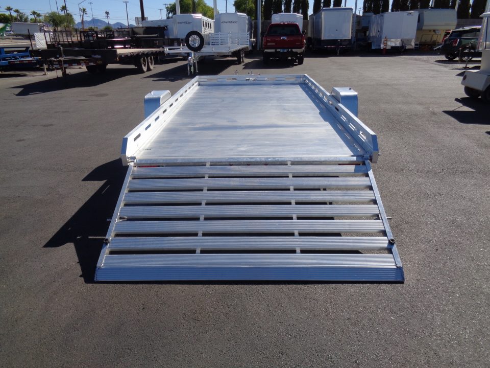 New 2027 Aluma * 8014S-TG * 14Ft Single Axle 4.2K Utility Trailer w/ Ramp Gate