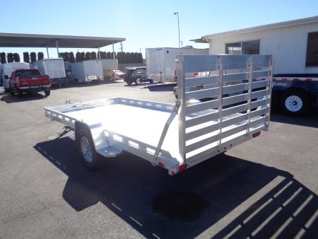 New 2027 Aluma * 8014S-TG * 14Ft Single Axle 4.2K Utility Trailer w/ Ramp Gate