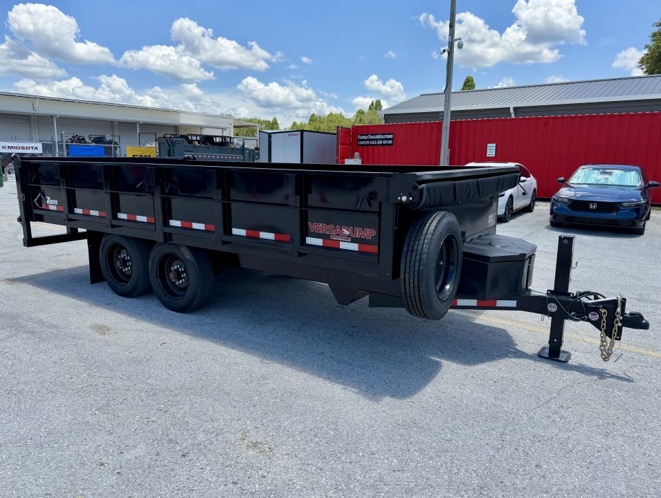 New 2026 Midsota 93x16 HV Deckover Dump 17.6K Dump Trailer