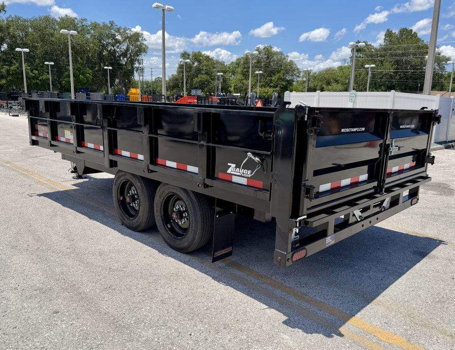New 2026 Midsota 93x16 HV Deckover Dump 17.6K Dump Trailer