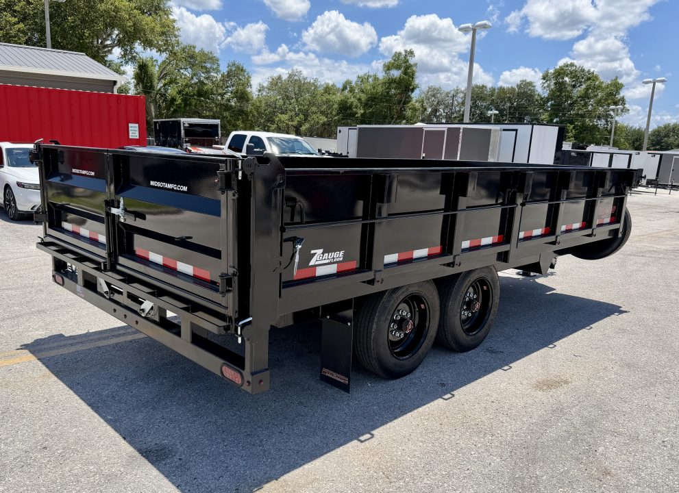 New 2026 Midsota 93x16 HV Deckover Dump 17.6K Dump Trailer