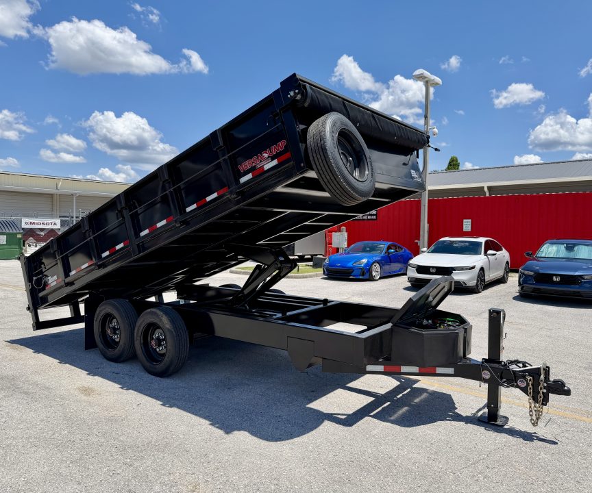 New 2026 Midsota 93x16 HV Deckover Dump 17.6K Dump Trailer
