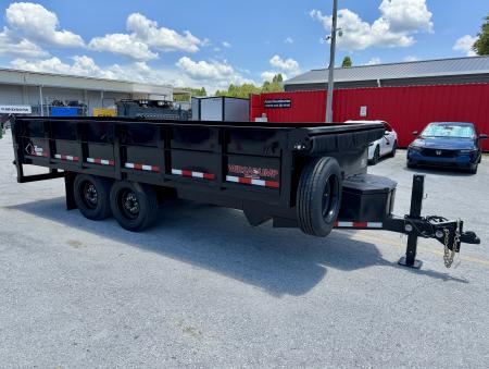 New 2026 Midsota 93x16 HV Deckover Dump 17.6K Dump Trailer
