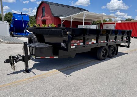 New 2026 Midsota 93x16 HV Deckover Dump 17.6K Dump Trailer