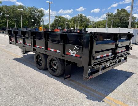 New 2026 Midsota 93x16 HV Deckover Dump 17.6K Dump Trailer