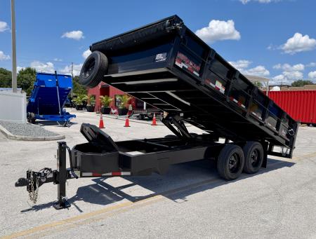 New 2026 Midsota 93x16 HV Deckover Dump 17.6K Dump Trailer
