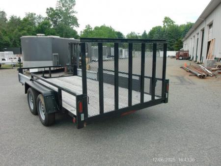 New QUALTIY S&A Brand, 7X14 ,Swiss Army Knife of Trailers, Load From the Side, Load From the Rear, Heavy Duty 7,000 lb. GVWR , our ID# 231612