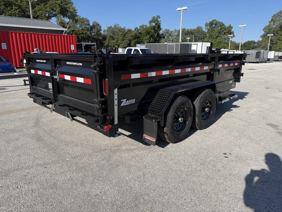 New 2026 Midsota 7x14 15.4K Versa Dump Telescopic Dump Trailer