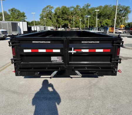 New 2026 Midsota 7x14 15.4K Versa Dump Telescopic Dump Trailer