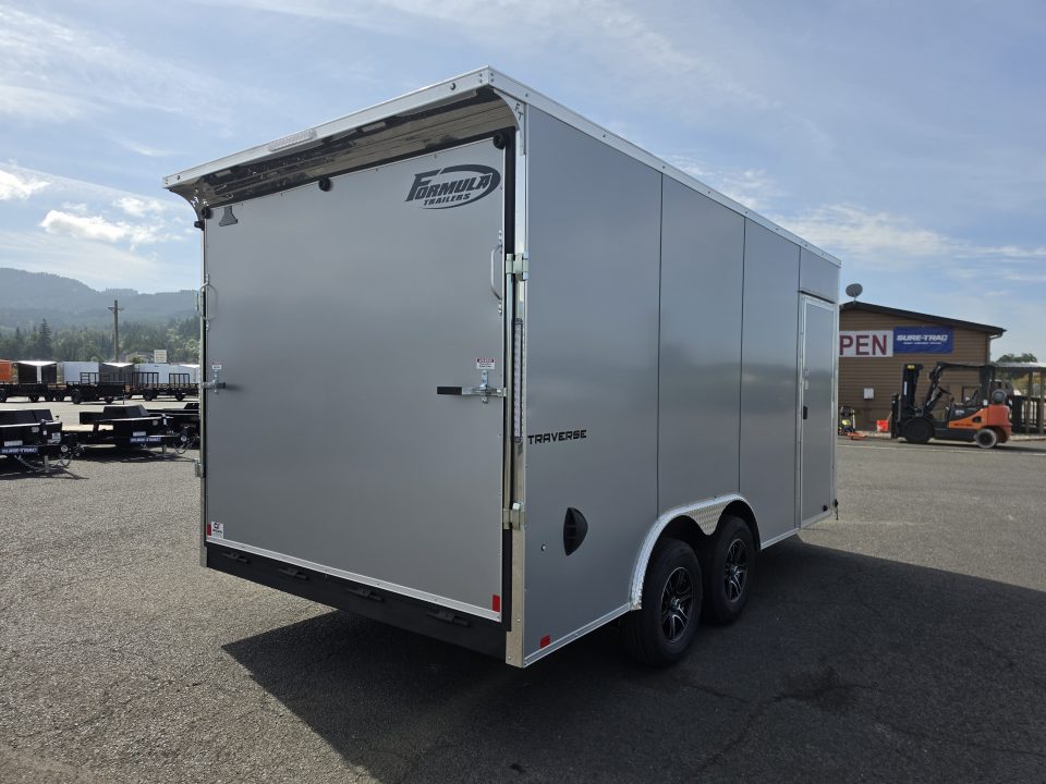 New 2026 Formula Traverse 8.5x16 Enclosed Trailer w/ Upgrades 10K GVWR
