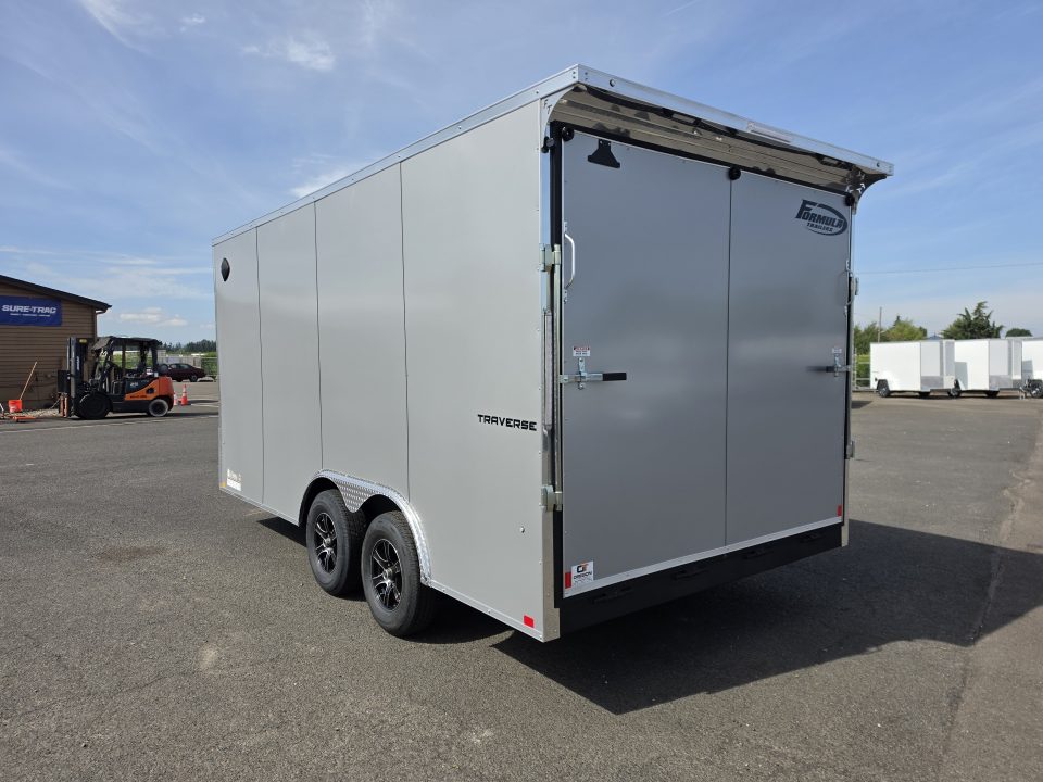 New 2026 Formula Traverse 8.5x16 Enclosed Trailer w/ Upgrades 10K GVWR