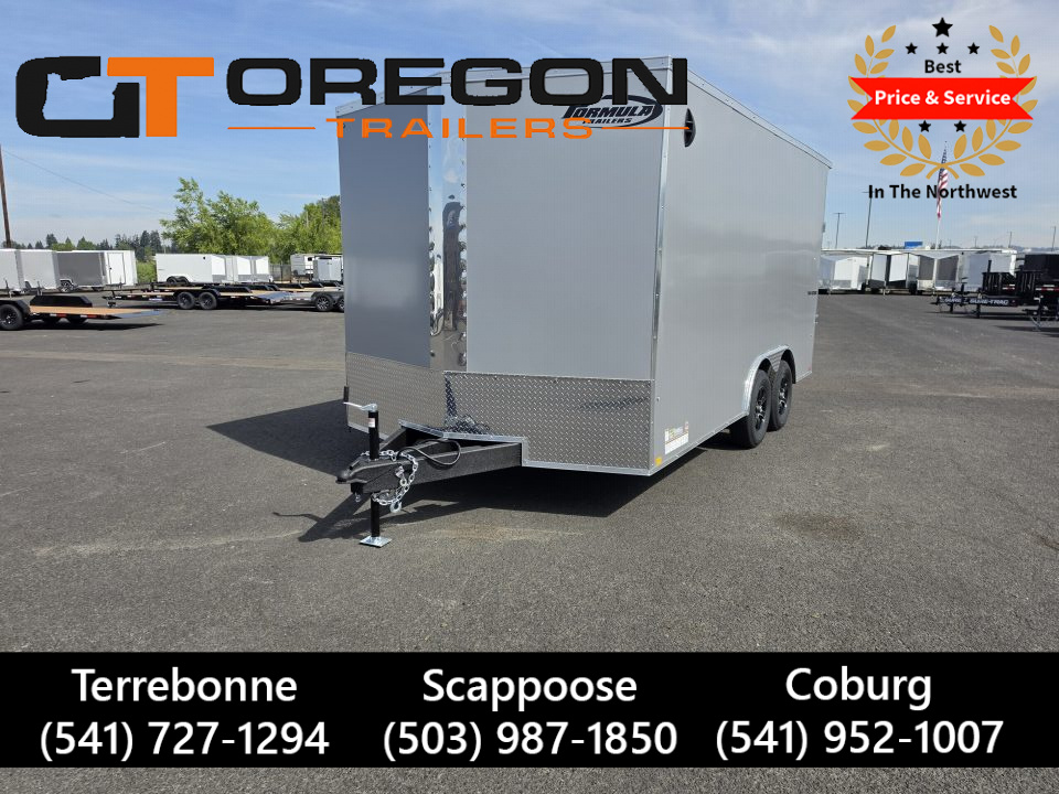 New 2026 Formula Traverse 8.5x16 Enclosed Trailer w/ Upgrades 10K GVWR