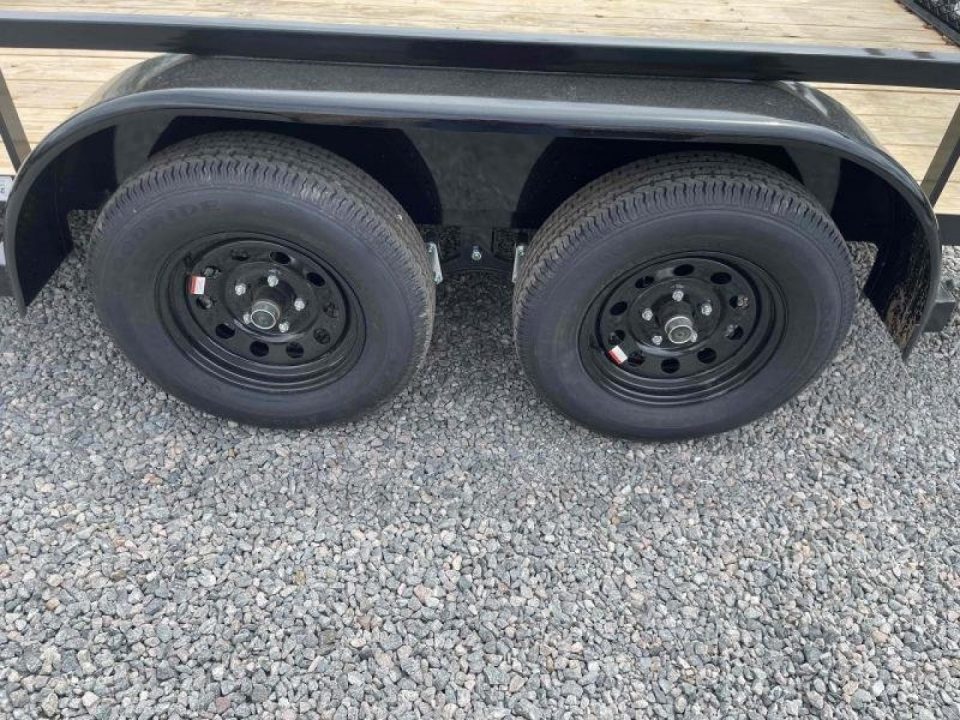 New 2027 Big Tex Trailers 16' 60PI w/ 4' Spring Assist Tailgate Utility Trailer