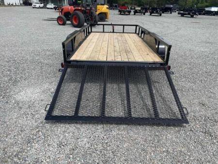 New 2027 Big Tex Trailers 16' 60PI w/ 4' Spring Assist Tailgate Utility Trailer