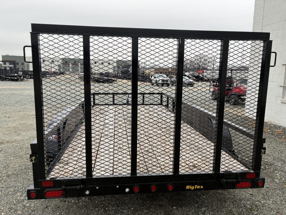 New 2027 Big Tex Trailers 14' 60PI w/ 4' Spring Assist Tailgate Utility Trailer