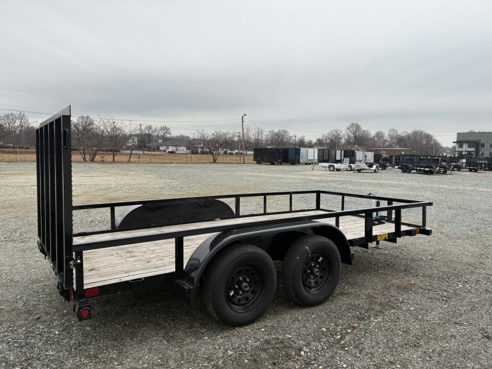 New 2027 Big Tex Trailers 14' 60PI w/ 4' Spring Assist Tailgate Utility Trailer